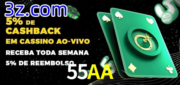 Promoções do cassino ao Vivo 55AA